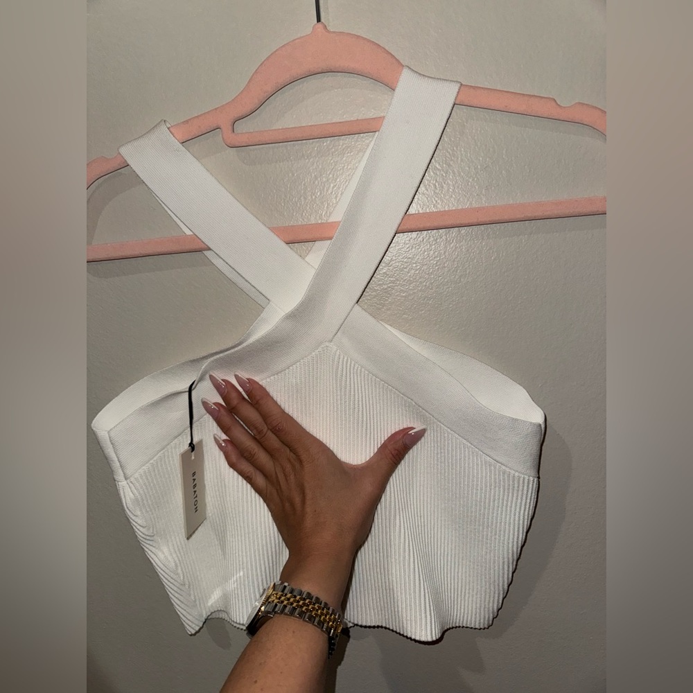 BABATON SCULPT KNIT
CROSS CROP
